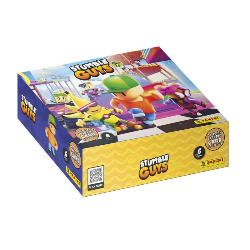 Panini STUMBLE GUYS TC 2 Boite de 24 pochettes + 1 carte EL