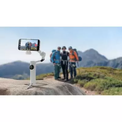Stabilisateur smartphone - INSTA360 - Flow 2 - Suivi panoramique 360° - Stabilisation 3 axes - Blanc Stabilisateur smartphone - INSTA360 - Flow 2 - Suivi panoramique 360° - Stabilisation 3 axes - Blanc