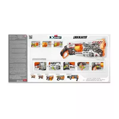 XSHOT Lock Blaster Skins (16 fléchettes) ZURU