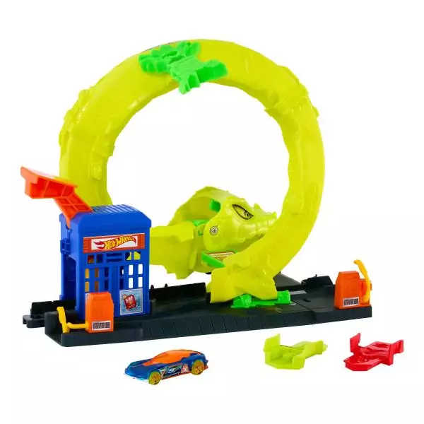 Hot Wheels - Coffret Looping Serpent avec voiture en métal moulé - Hot Wheels - JBM63
