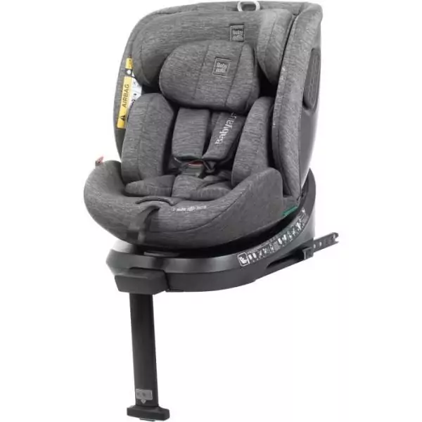 Siege auto - BABYAUTO - CORE - Groupe 0/1/2/3 - 40 / 150 cm - I-Size - Isofix - Pivotant - Inclinable - Réducteur - Gris