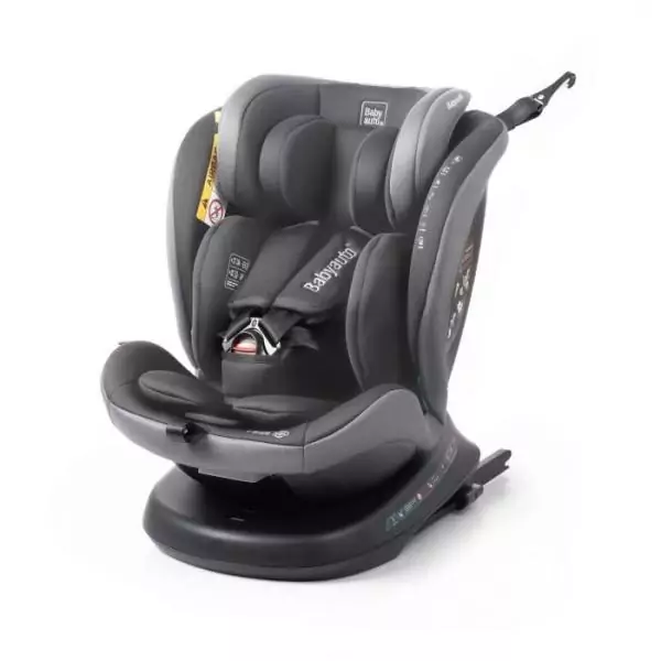 Siege auto - BABYAUTO - RODIA - Groupe 0/1/2/3 - 40 / 150 cm - I-Size Plus - Isofix - Pivotant - Inclinable - Réducteur - Gris