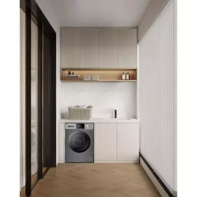 Lave-linge hublot : Continental Edison 10kg Silver Lave-linge hublot : Continental Edison 10kg Silver