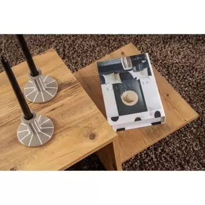 Table basse rectangulaire en pin Atlantique - HARMONY - 80 x 40 x 40 cm