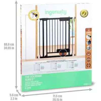 Barrière de sécurité INGENUITY pour enfants et animaux, 84cm, 73-80 cm