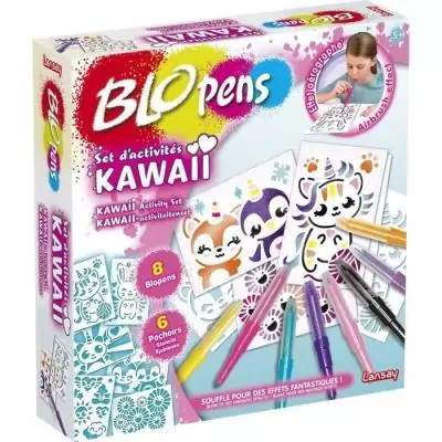 LANSAY - BLOPENS - Set d'Activités Kawaii - Feutres Fantastiques