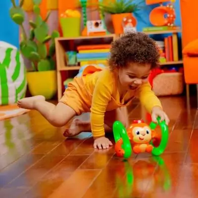 Hochet lumineux singe Roll & Glow - Jouet d'activité Hochet lumineux singe Roll & Glow - Jouet d'activité