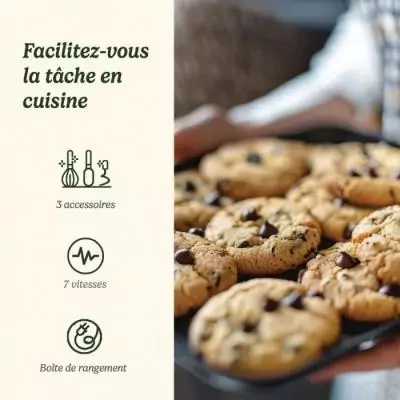 Batteur électrique CUISINART HM7U/E Power Advantage 7 Speed - Performances et polyvalence