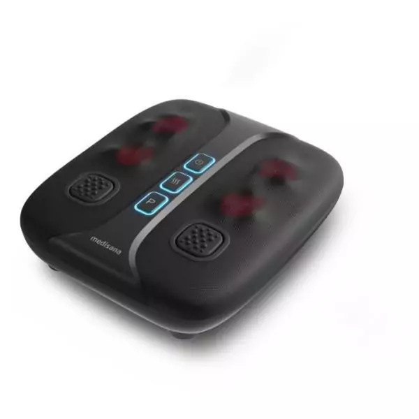 Masseur energisant 2 en 1 pieds et jambes - MEDISANA - LM 100 - Shiatsu + shaking stimulant - 2 intensités + chauffant - Noir