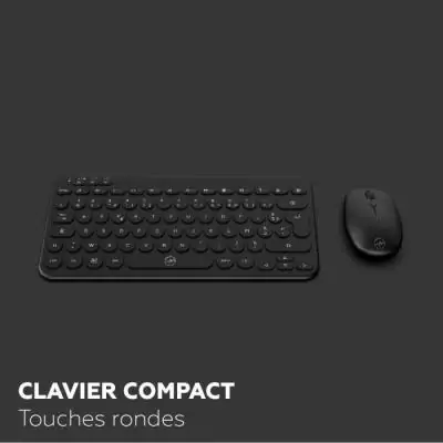 Ensemble clavier souris sans fil - MOBILITY LAB - Compact et pratique