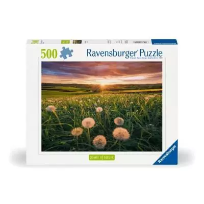 Puzzle 500 pièces Pissenlits au crépuscule, qualité supérieure Puzzle 500 pièces Pissenlits au crépuscule, qualité supérieure