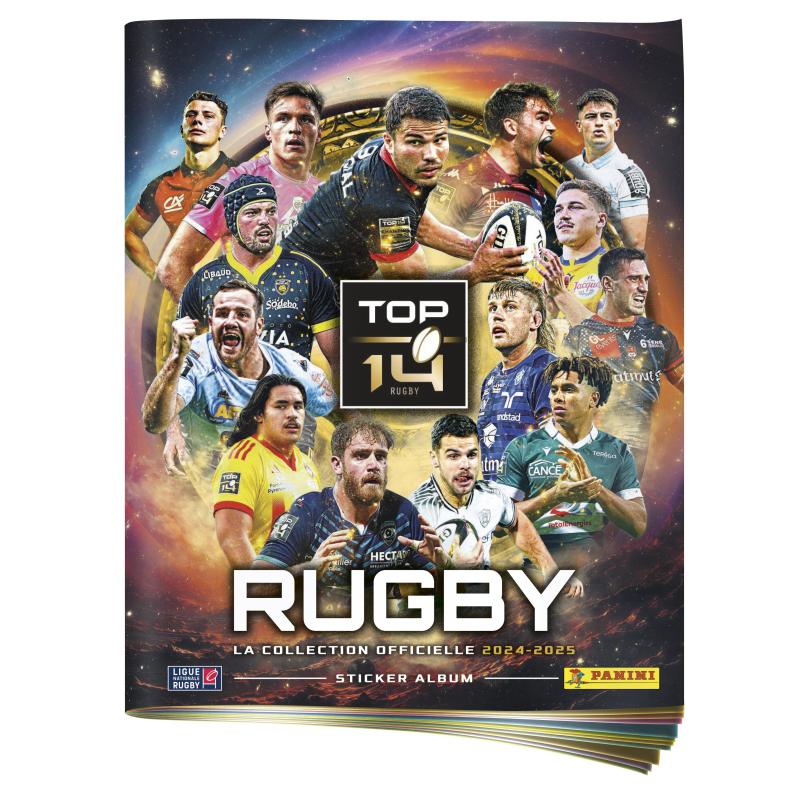 Panini RUGBY TOP 14 2024-2025 album + 2 pochettes + 2 offertes