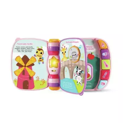 VTech Baby Super Livre Enchanté Des Loulous (Rose)
