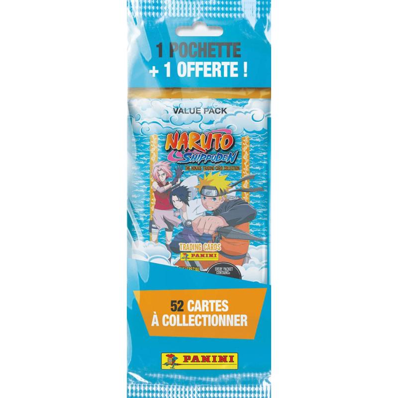 Panini NARUTO TC FAT PACK 1 poch achetée + 1 offerte