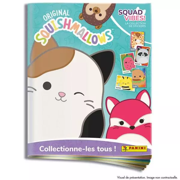 Album - PANINI - Squishmallows - 188 stickers et 40 pages