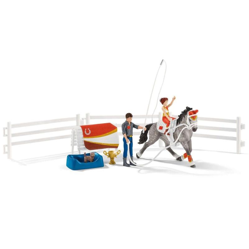 schleich HORSE CLUB Kit de voltige équestre de Mia