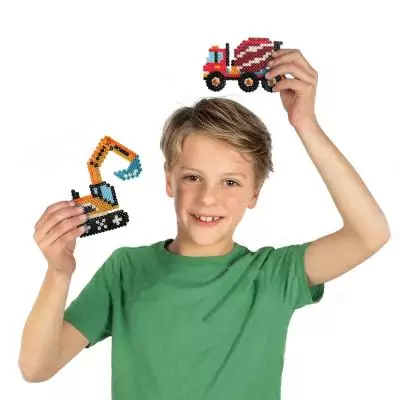 SES Creative Beedz Perles à repasser - Véhicules de constructions