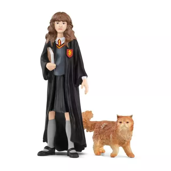 Figurine Hermione et Pattenrond, Harry Potter, pour enfants des 6 ans, Schleich 42635 Harry Potter, Univers WIZARDING WORLD