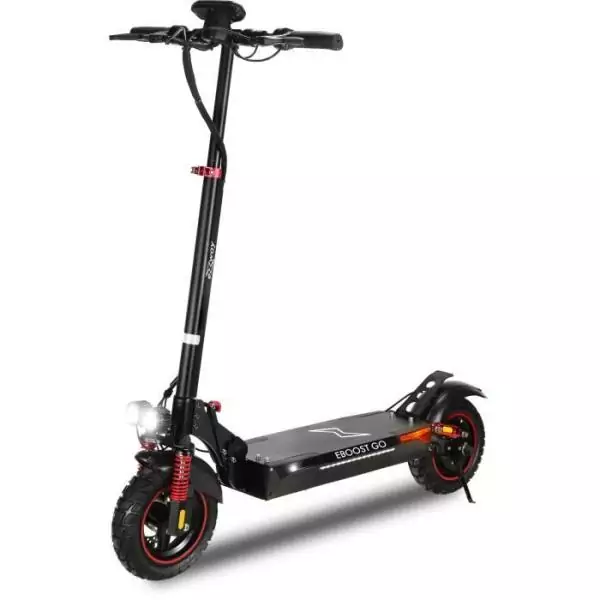 Trottinette électrique tout terrain pliable EBOOST GO - EZWAY - 10 - 48V - 800W - Auto 50KM Feu stop + clignotants