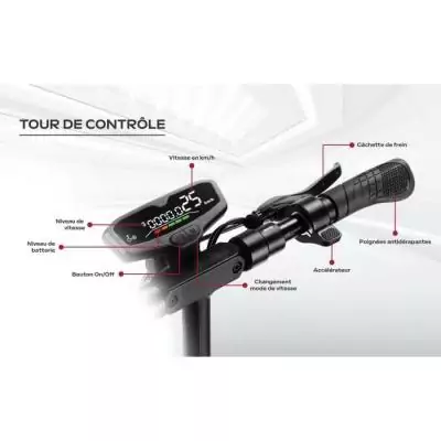 Trottinette électrique Eboost Go 800W - Max 90 km/h!