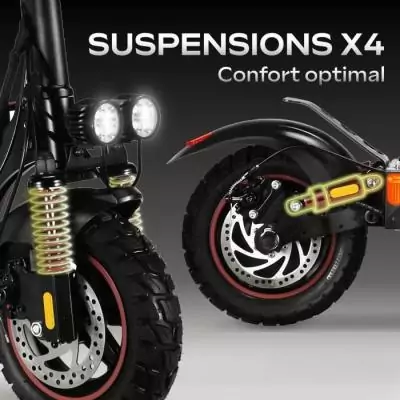 Trottinette électrique Eboost Go 800W - Max 90 km/h!