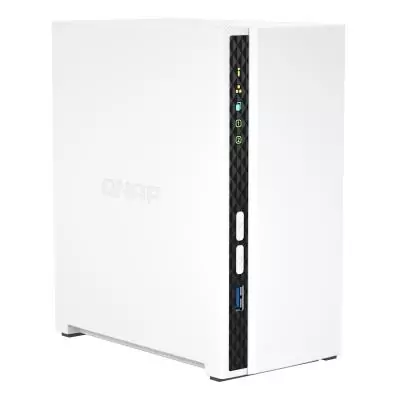 QNAP TS-233 serveur de stockage NAS Tower ARM Cortex-A55 2 Go 0 To QNAP QTS Blanc