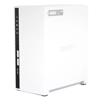 QNAP TS-233 serveur de stockage NAS Tower ARM Cortex-A55 2 Go 0 To QNAP QTS Blanc