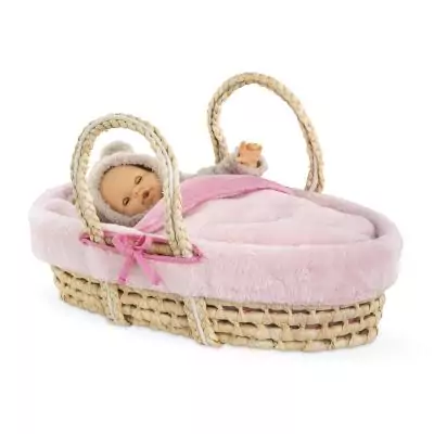 Corolle BB36 42 ENSEMBLE COUFFIN PELUCHE ROSE