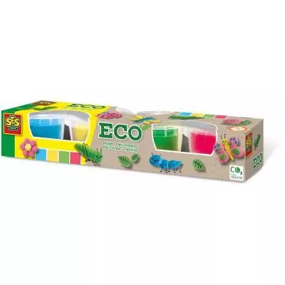SES Creative Pâte à modeler écologique 4x90 g