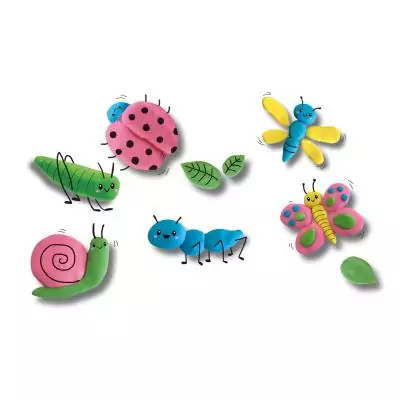 SES Creative Pâte à modeler écologique 4x90 g