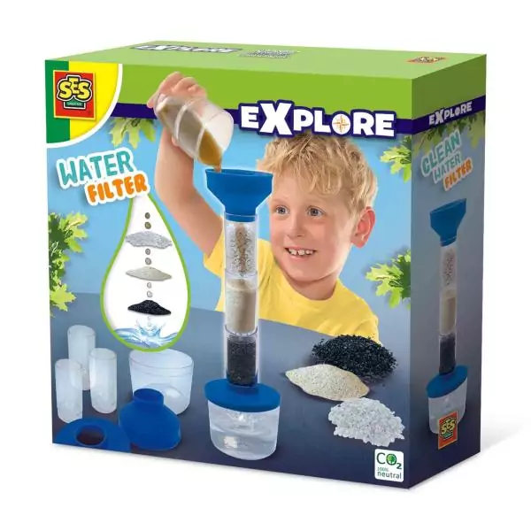 Filtre de nettoyage d'eau - Jouet éducatif - SES CREATIVE - Découvre la science et la nature avec le filtre a eau.