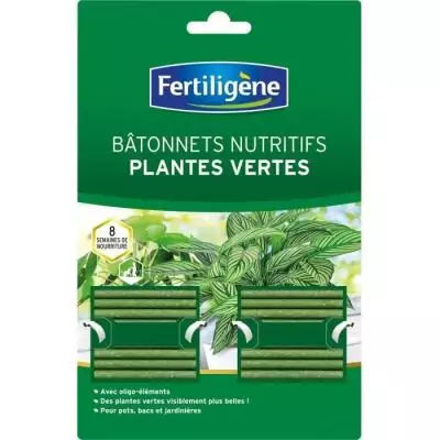 Bâtonnets nutritifs pour plantes vertes - FERTILIGENE - x40