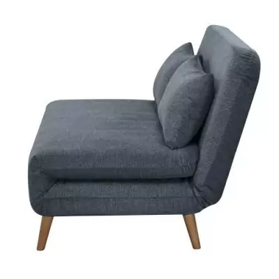 Banquette BZ 2 places bleu - Compact et confortable