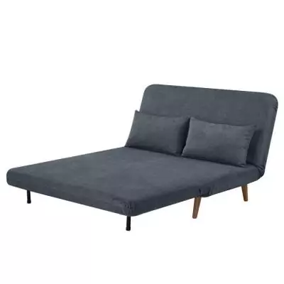 Banquette BZ 2 places bleu - Compact et confortable