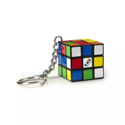 Casse-tête Rubik's Cube 3x3 porte-clés - Amusez-vous partout!