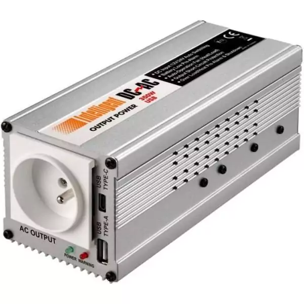 Convertisseur de tension - THOMSON - Auto 12/24/220 V - 350 W - Ports USB-A + USB-C