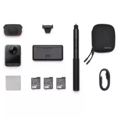 Caméra 360° - DJI - Osmo 360 Bundle Aventure - 8K native - Capteur 1” - Accessoires inclus