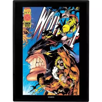 Figurine FANDROP x STAR WARS - Wolverine vs Dents-de-Sabre - Vitrine culte + affiche - 18 cm