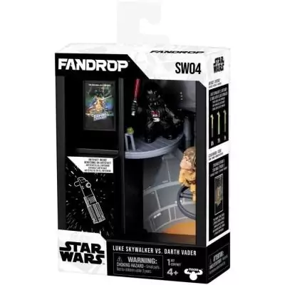 Figurine FANDROP x STAR WARS - Luke vs Dark Vador - Vitrine culte - 18 cm