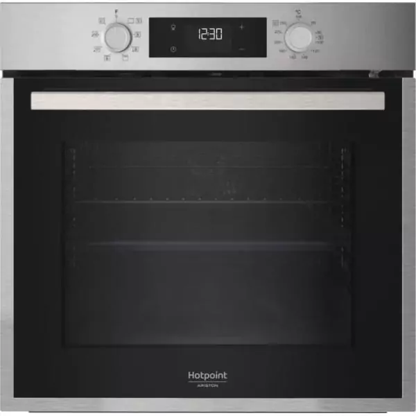 Four encastrable - Pyrolyse hydrolyse - Chaleur tournante - HOTPOINT - HAO5540PX - Inox - 71 L - A++