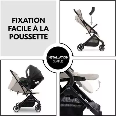 Adaptateurs universels cosy pour poussette Hauck - Noir Adaptateurs universels cosy pour poussette Hauck - Noir