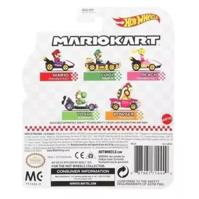 Hot Wheels - Véhicule Mario Kart aléatoire pour enfant de 3 ans et +