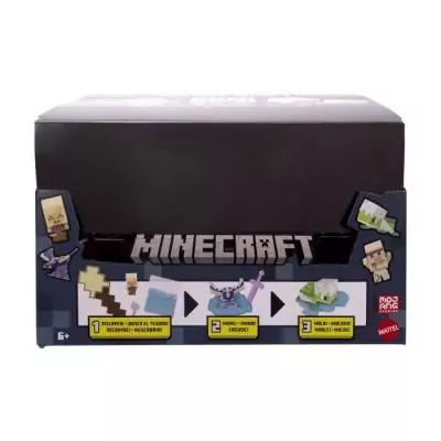 Figurines Minecraft Mini-Têtes Modulables - Assortiment aléatoire Figurines Minecraft Mini-Têtes Modulables - Assortiment aléatoire