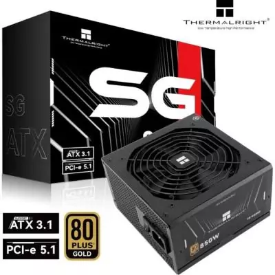 Bloc d'alimentation PC modulaire THERMALRIGHT SG850 - 80+ Gold - Noir