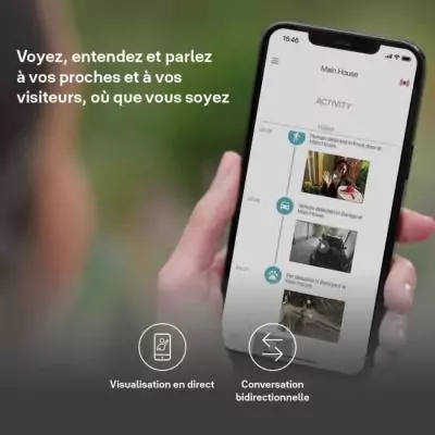 Caméra extérieure intelligente Full HD 1080p Yale - Vision nocturne