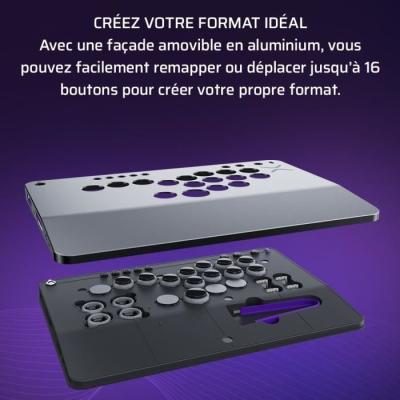 Manette de combat sans levier - Xbox - Victrix Pro KO Leverless Fight Stick - Gris