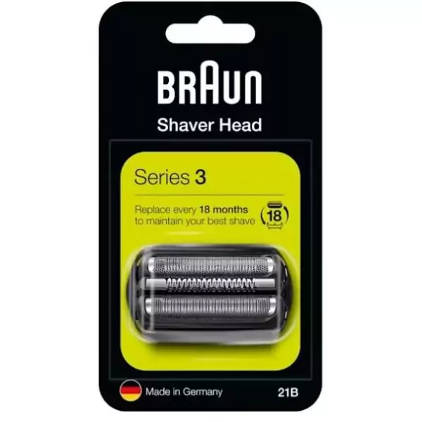 Tete de rasoir BRAUN Series 3 - 2 grilles - 100 % fabriqué en Allemagne