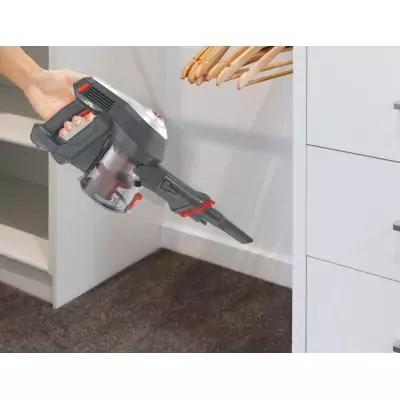 Hoover HF122AH 011 Aspirateur-balai 2 en 1 Batterie Sec Tissu Sans sac 0,9 L 170 W Titane