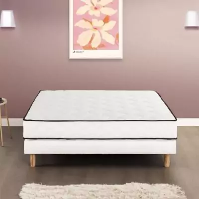 Matelas 90 x 200 cm - Ressorts ensachés - Fabriqué en Belgique