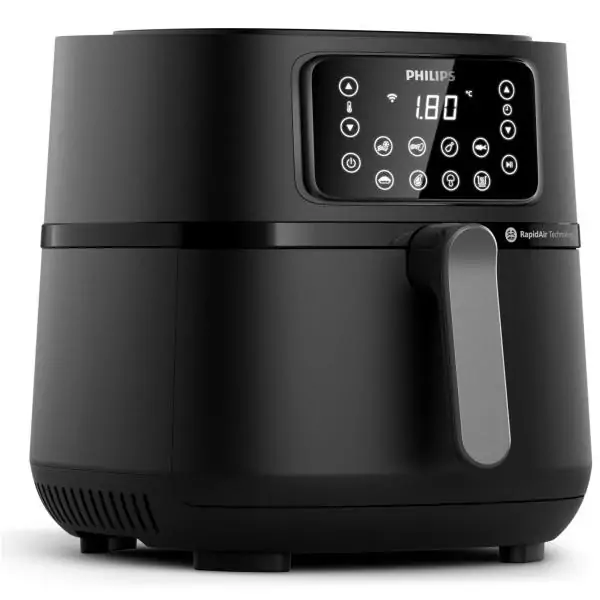 Friteuse sans huile - PHILIPS - HD9285/93 Airfryer - Connecté - Noir - Série 5000 - 7.2L